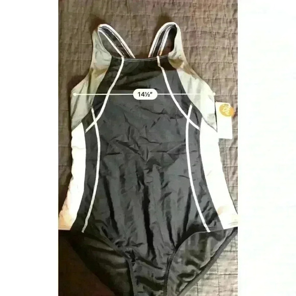 Attraco Athletic One Piece Swimsuit Racerback NWT Size Large - Picture 8 of 11